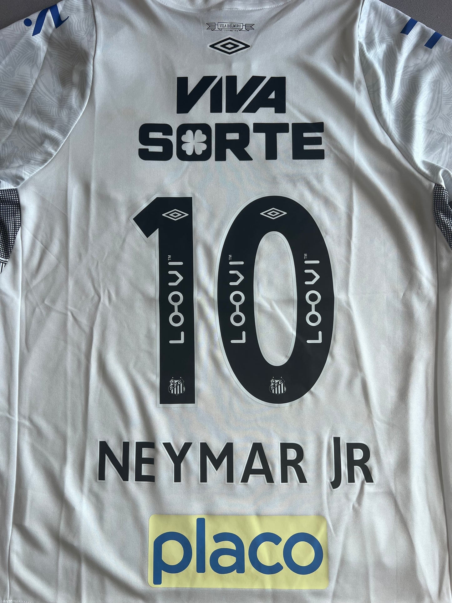 Neymar Santos 2025 Home jersey