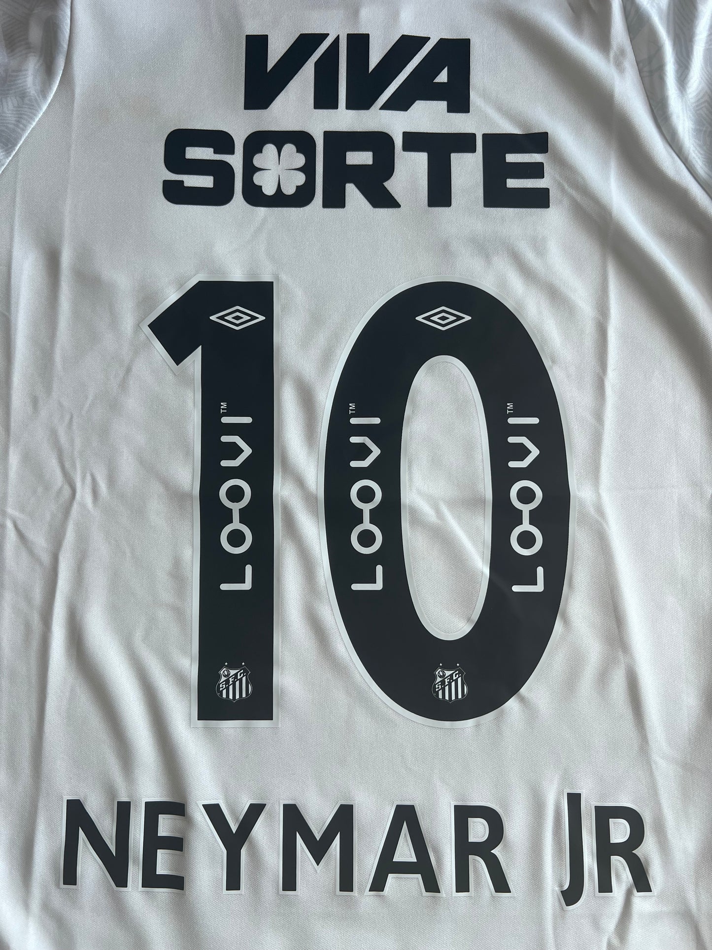 Neymar Santos 2025 Home jersey