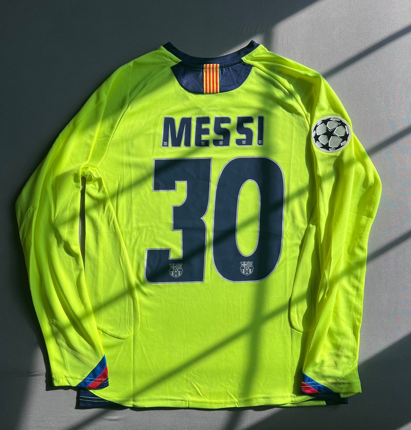 Barça 2005/06 away jersey