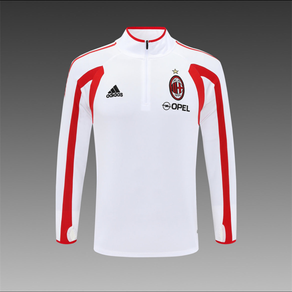 AC Milan 2005/06 White Warm-Up Sweater