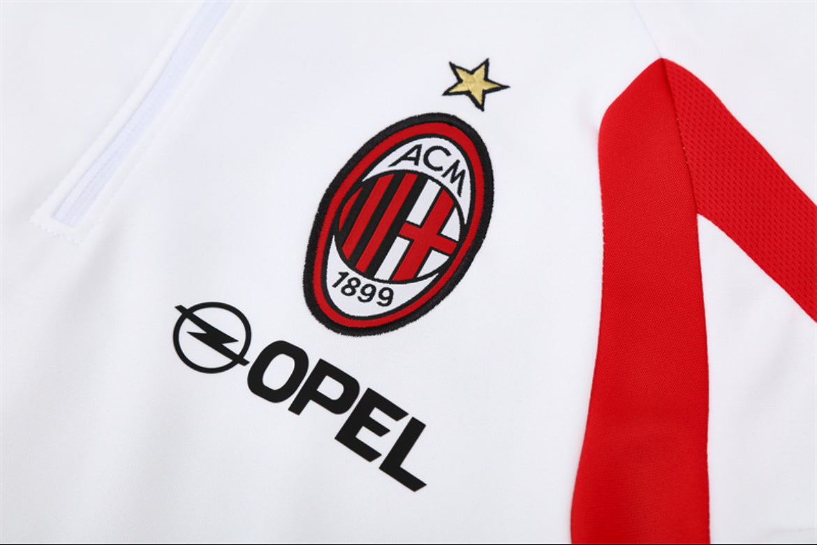 AC Milan 2005/06 White Warm-Up Sweater