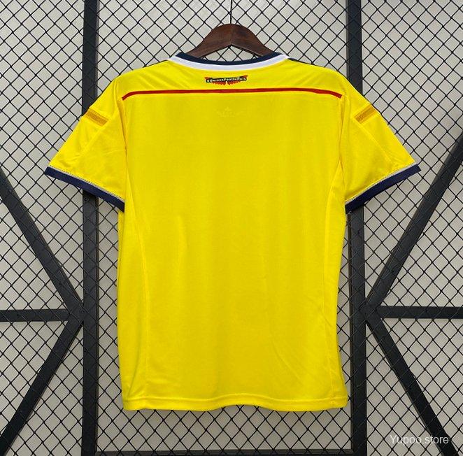 Colombia 2014 home jersey