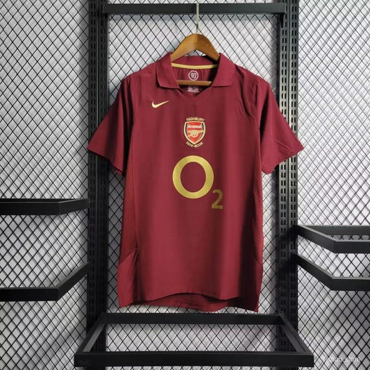 Arsenal 05/06 short sleeve home jersey