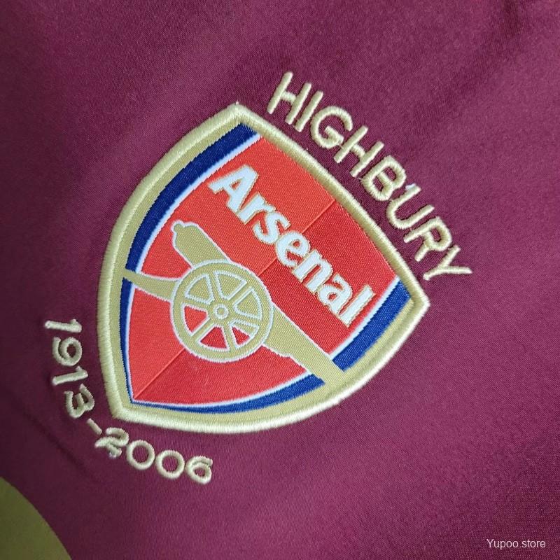 Arsenal 05/06 short sleeve home jersey