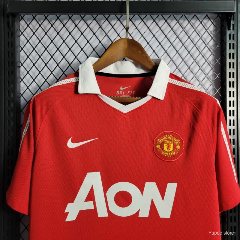 Man Utd 2010/11 home jersey