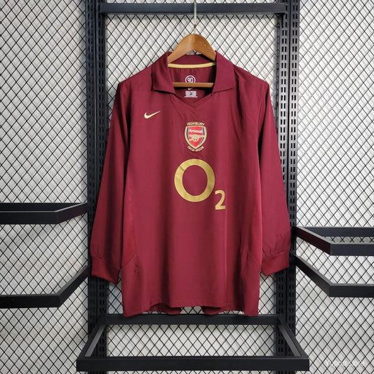 Arsenal 05/06 long sleeve home jersey