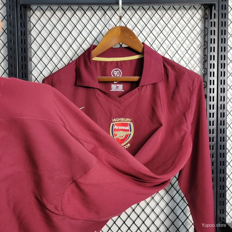 Arsenal 05/06 long sleeve home jersey