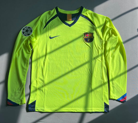 Barça 2005/06 away jersey